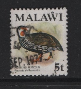 Malawi   #236  used  1975  birds  5t