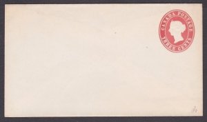 CANADA QV 3c stationery envelope unused....................................A1694