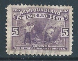 Newfoundland #65 Used 5c Mining