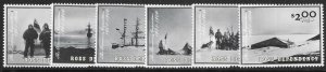 ROSS DEPENDENCY SG78/83 2002 DISCOVERY EXPEDITION CENTENARY MNH (r)