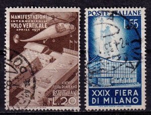 Italy 1951 - 29th Milan Trade Fair - VF-Used set # 572-573