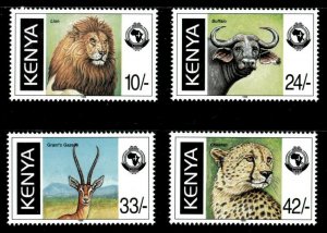 Kenya 1998 - Pan African Postal Union, African Animals - Set of 4v - 734-37 MNH