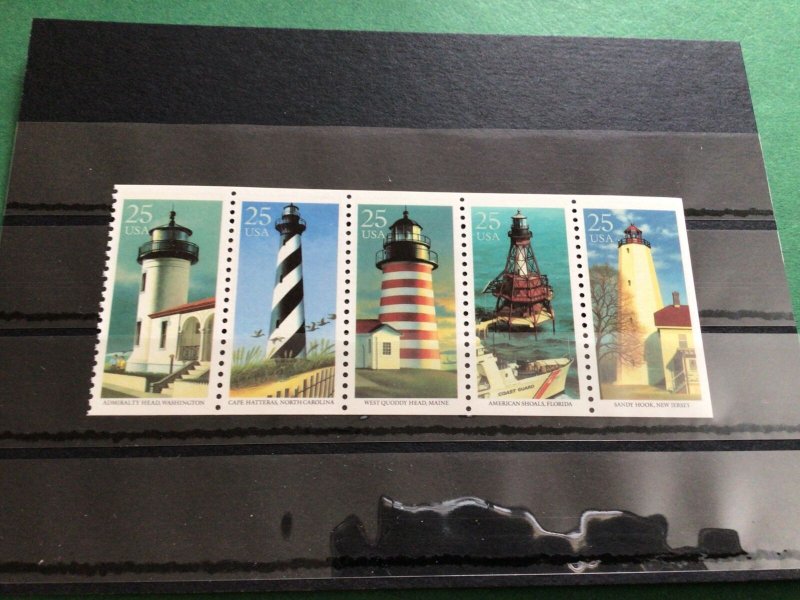 United States lighthouses mint never hinged  Stamps  Ref 61936