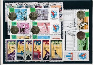 D387258 Olympics Nice selection of VFU Used stamps