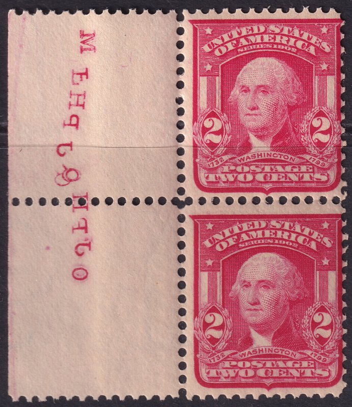 #319 Mint NH, Fine+, Pair (CV $30) (CV $15 - ID45467) - Joseph Luft