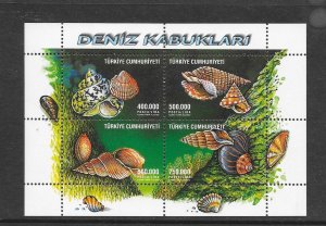 SHELLS - TURKEY #2835 S/S   MNH