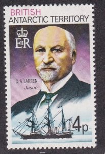 British Antarctic Territory # 51a, C. A. Larson - Explorer, Mint NH