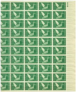 #952 – 1947 3c Everglades National Park – MNH OG Sheet