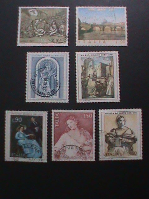 ITALY-PROMOTION-VERY OLD-LARGE-PICTORIA- USED STAMPS-VF-WE SHIP TO WORLD WIDE