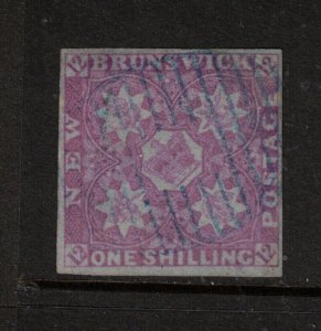 New Brunswick #3 Very Fine Used With Barely Noticeable Small Thin **W\ Cert.** 