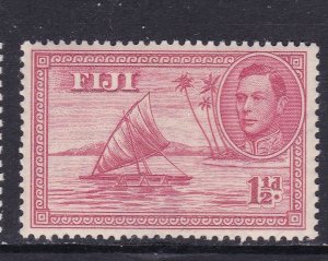 Fiji Scott 119, 1938 1.5d empty canoe, VF MLH.  Scott $12