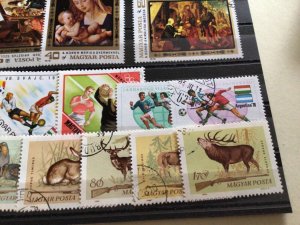 Hungary wild animals sport and art stamps A11759