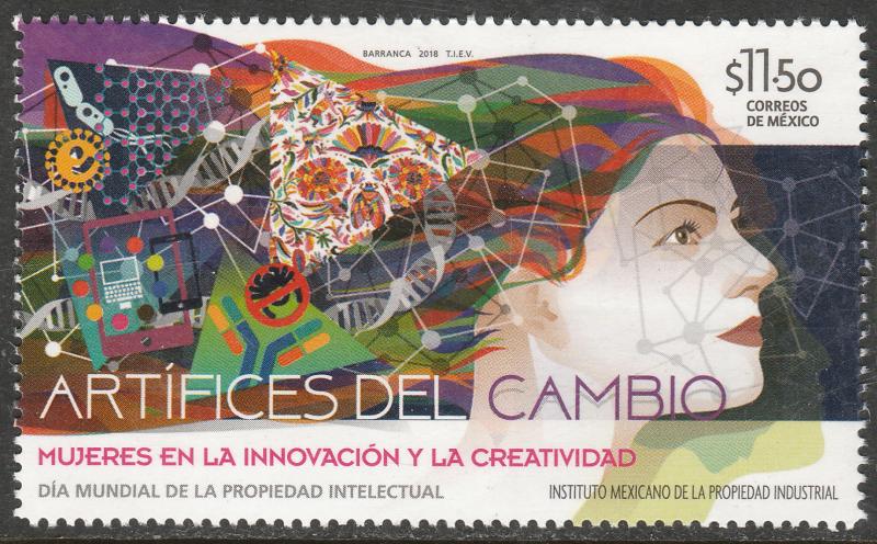 MEXICO 3097, WOMEN IN INNOVATION AND DEVELOPMENT.. MINT, NH. F-VF.