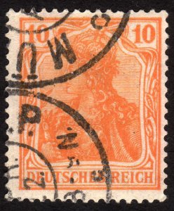 1920 Germany 10p, Germania, Used, Sc 119