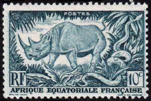 French Equatorial Africa - Scott 166 - Mint-Hinged