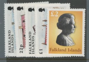 Falkland Islands #824-828 Unused Multiple