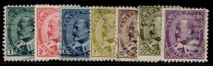 CANADA EDVII SG173-187, 1903-12 complete set, FINE USED. Cat £180.