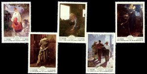 Russia 4786-90 MNH 1979 Paintings (an6953)