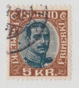 Iceland Scott #128 Stamp - Used Single