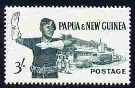 PAPUA NEW GUINEA - 1961 - Traffic Policeman -Perf Single Stamp-Mint Never Hinged