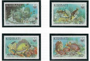 Kiribati 452-55 MNH 1985 Reef Fish (ak3895)