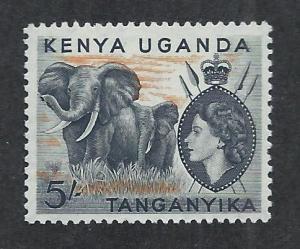 KENYA, UGANDA, & TANZANIA SC# 115  FVF/LH 1954