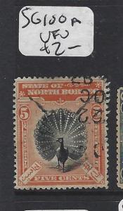 NORTH BORNEO (P1010B)   5C  BIRD SG 100A   VFU