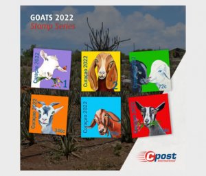 Curacao - Postfris/MNH - Complete set Goats 2022
