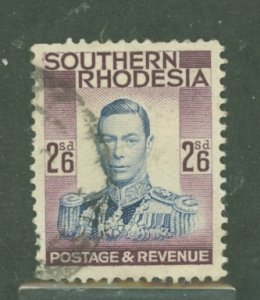 Southern Rhodesia #53 Used Single