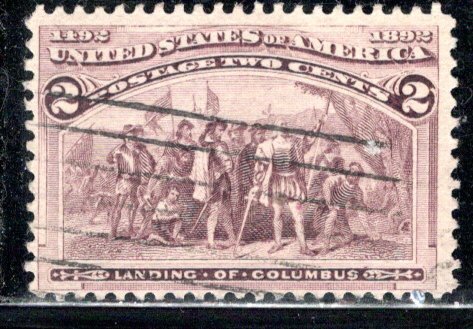 United States Scott # 231, used