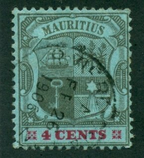 Mauritius 1904 #131 U SCV (2020) = $0.25