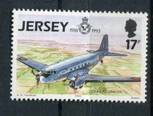 JERSEY; 1993 early Airmail AIRCRAFT issue fine MINT MNH unmounted value