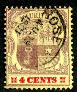 Mauritius, Scott #98, Used