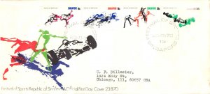 Singapore Scott 125a Typewritten Address.