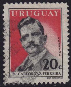 Uruguay - 1959 - Scott #645 - used - C. V. Ferreira