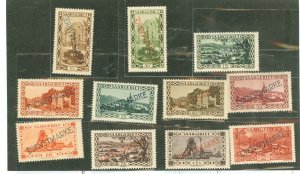 Saar #O16-O26 Mint (NH) Single (Complete Set)