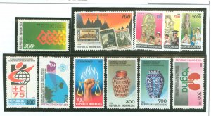 Indonesia #1568-1569/1570-1572 Mint (NH) Single (Complete Set) (Stamps On Stamps)