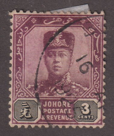 Malaya Johore 78 Sultan Ibrahim 1910