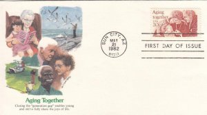 1982, Aging Together, Fleetwood, FDC (D13883)