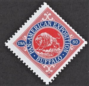 US 3505d 80 Cent MNH VF/XF Pam Am Expo Buffalo Reprint (2001)