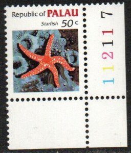 Palau Sc #18 MNH with plate numbers