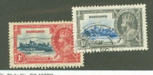 Barbados #186-187  Single