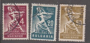 Bulgaria # 534-535, Referendum, Used,