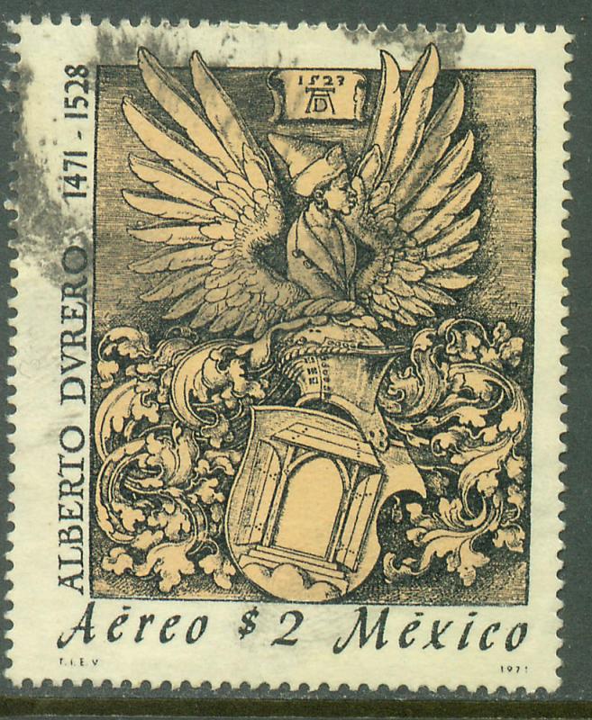 MEXICO C393 500th Anniv birth Albrecht Durer engr. Used (48)