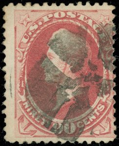 US SCOTT #191 Used With Circle of V's Fancy Cancel, Small Faults, SCV $350.00!