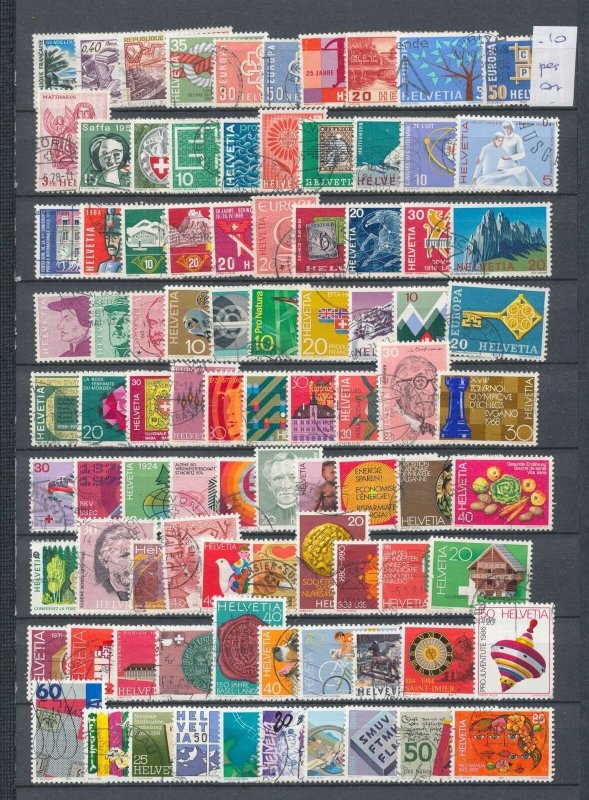 Switzerland Birds Spain Sweden Old/Modern Used Collection(Apx 1000 Items) ZK2079