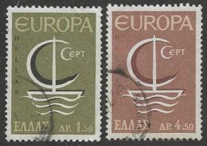 Greece  Scott 862-863  Complete  USED