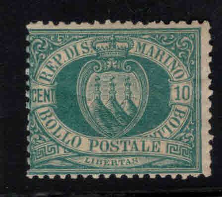 San Marino Scott 8 MH* 1892 stamp