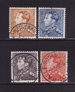 Belgium 304-305, 307-308 U King Leopold III (C)