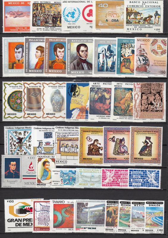 Mexico -  Stamp lot collection # 2 - MNH (1495)